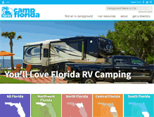 Tablet Screenshot of campflorida.com